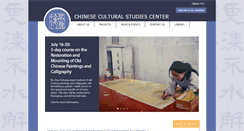 Desktop Screenshot of chineseculturalstudiescenter.org
